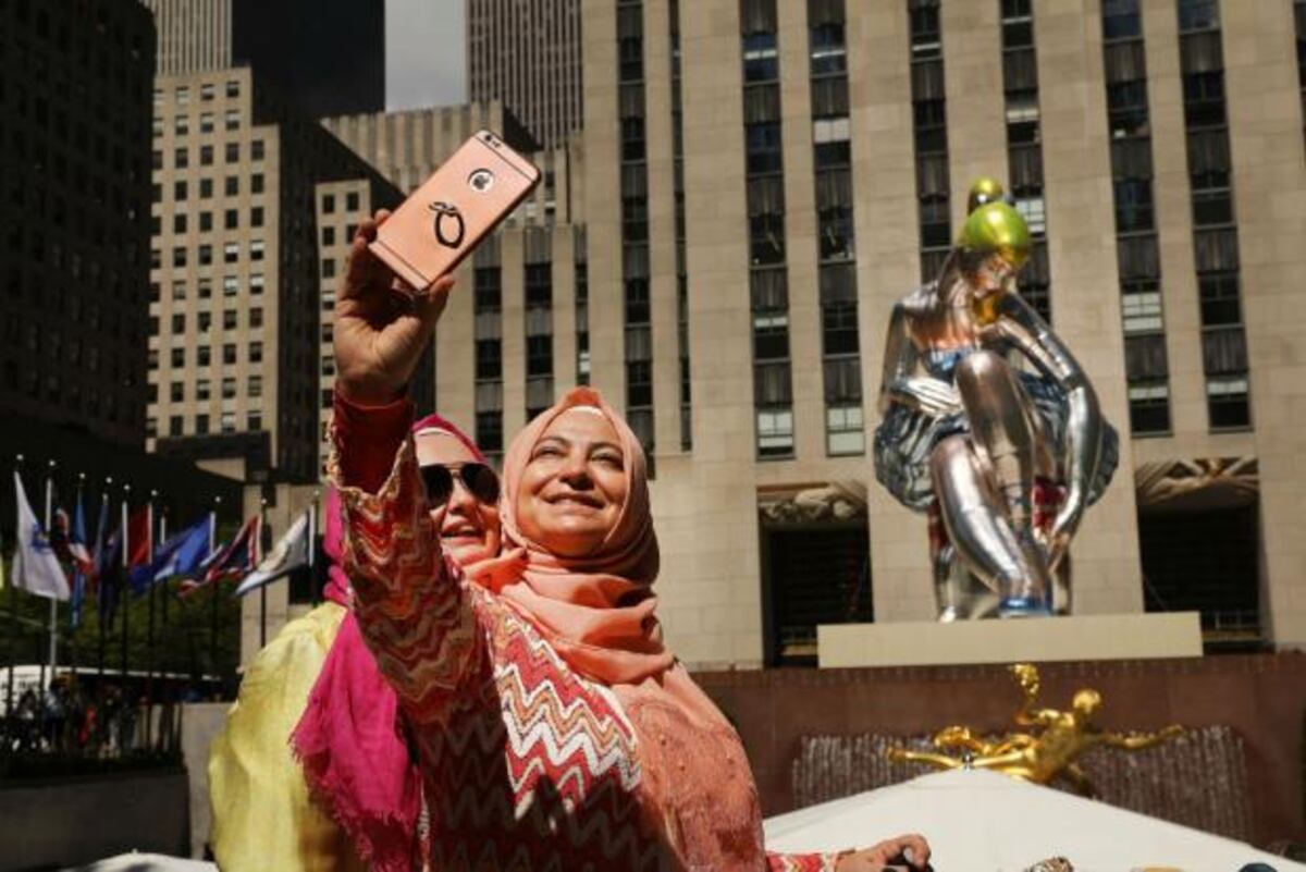 La ‘bailarina sentada’ de Nueva York