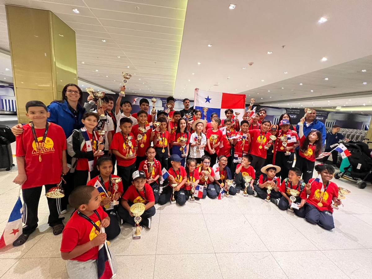 49 niños y niñas de Panamá se alzaron campeones en el Mundial de Cálculo Mental de Madrid 2024