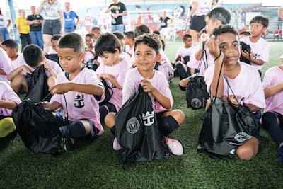40 niños panameños participan de la primera clínica deportiva internacional con entrenadores del Inter Miami CF 